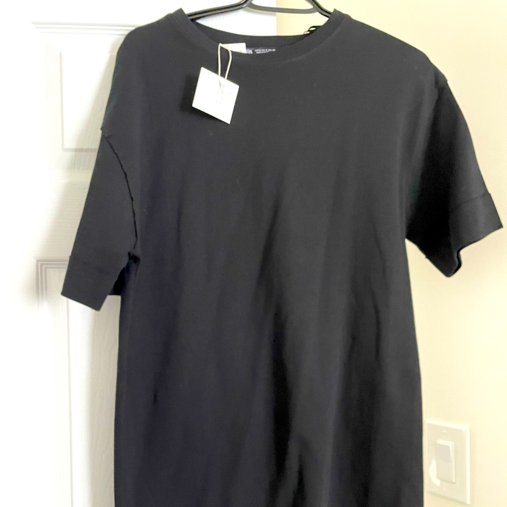 Brand new with tags black thick tshirt dress